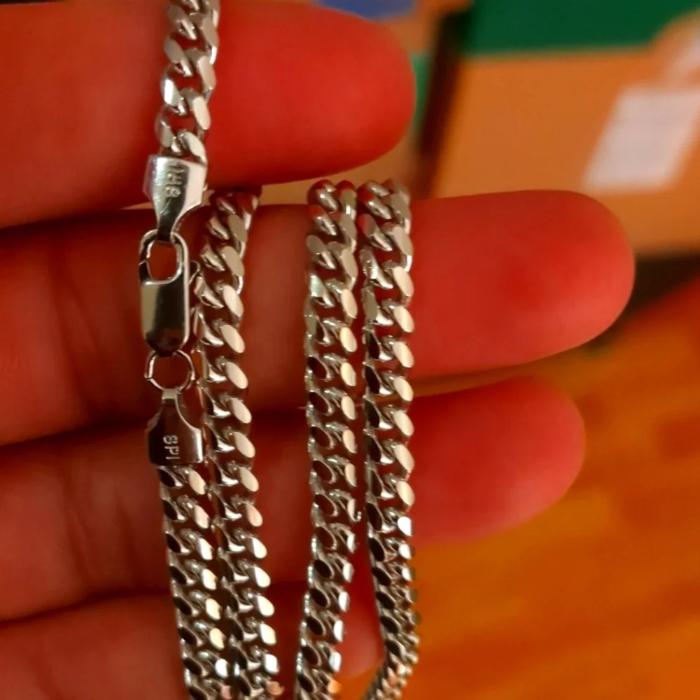 Silver 925 Rhodium Plated Miami Cuban 150 Chain Link 4.9mm - CH315 RH